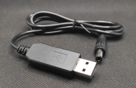 Кабель для роутера от PowerBank 5V → 12V / 9V | Интернет без света | USB повышающий адаптер | Зображення 3