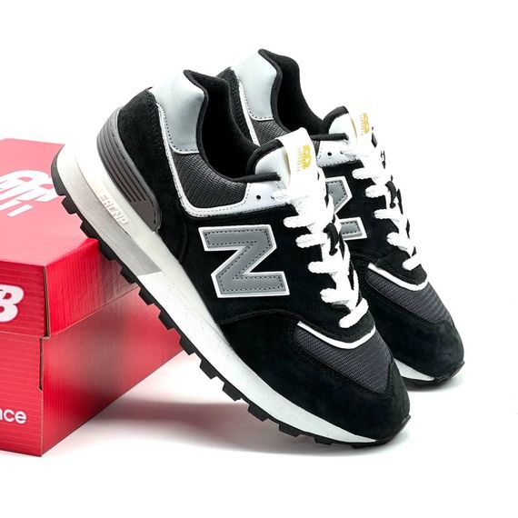 Кросівки весна-літо New Balance колір чорний, білий | Зображення 2