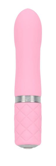 Розкішний вібратор PILLOW TALK - Flirty Pink з кристалом Сваровські, гнучка головка Sex Aura