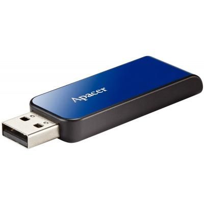 USB флеш накопичувач Apacer 32GB AH334 blue USB 2.0 (AP32GAH334U-1) | Зображення 2