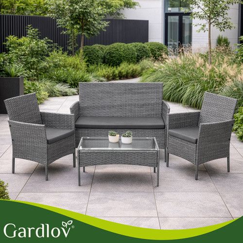 Садовая мебель из ротанга антрацитового цвета Gardlov 26907 | Зображення 8