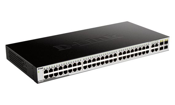 Коммутатор D-Link DGS-1052 48xGE, 4xGE/SFP, Неуправляемый (DGS-1052) | Зображення 1