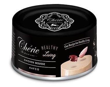 Вологий корм для котів з куркою Cherie Healthy Living Chicken Mousse, 80 гр