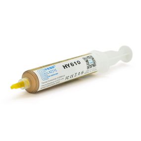 Паста термопровідна HY-610 30g, шприц, Gold, > 3, 05W / m-K, <0.073 ° C-in² / W, -30 ° ≈280 °, В'язкість -1K cPs, OEM Q5