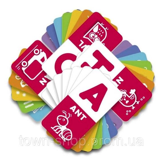 Настольная обучающая игра ABC rainbow 360050, 44 карточки | Зображення 1
