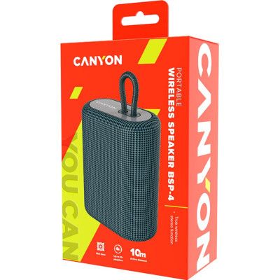 Акустическая система Canyon BSP-4 Bluetooth Dark Grey (CNE-CBTSP4DG) | Зображення 3