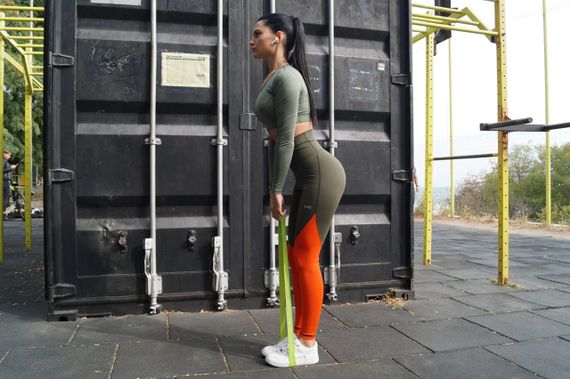 Резинка для фітнесу PowerPlay 4114 Mini Power Band 0.8мм. Light Зелена (5-8кг) | Зображення 1