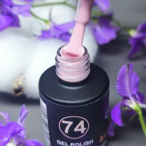 Гель-лак для нігтів Bee Nails 074 (ніжна орхідея) 8мл