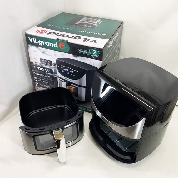 Фритюрниця для фри ViLgrand VAF6017WDS 1700 Вт 6 л, Аерогриль без олії, Аерогриль без олії OF-61 | Зображення 6