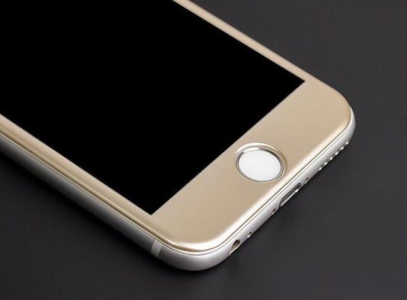 Full Cover защитное стекло для iPhone 7 Plus / iPhone 8 Plus - Gold | Зображення 3