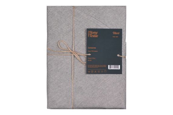 Скатертина Ardesto Oliver ART-10-OD 136 см сіра | Зображення 4