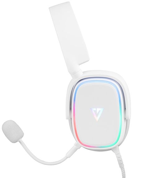 Ігрова гарнітура Modecom Volcano RGB Prometheus 7.1 White USB | Зображення 5