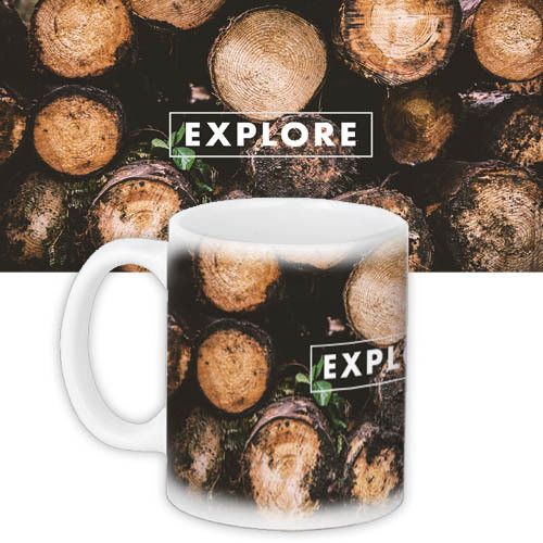 Кружка с принтом Explore 330 мл (KR_ORG024)
