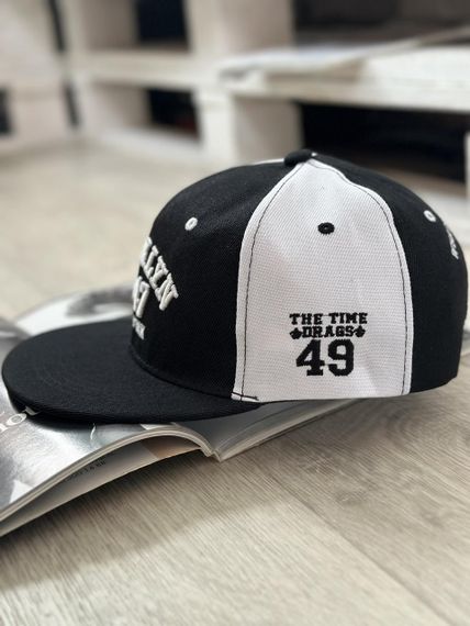 Кепка снепбек (Snapback)  Brooklyn 1947 NY Чорний з білим 56-61р (9021) | Зображення 3