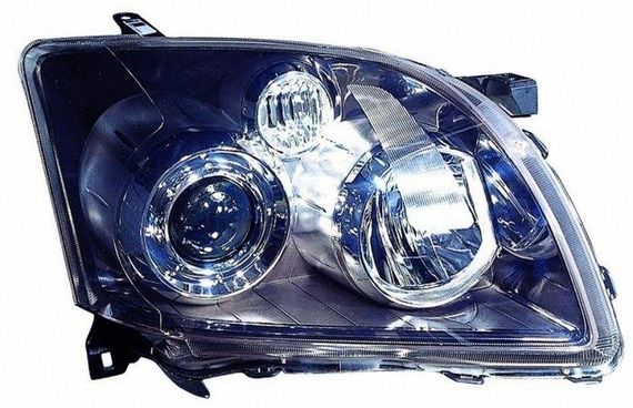 Фара Передня Тойота Avensis T25 2006-2008 H7/H1, Права Ел. Чорна Рамка | Зображення 1