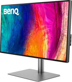 TFT 32" BenQ PD3225U, IPS, 4K, HDMI, DP, USB-C, USB hub, HAS, Pivot, темно-сірий