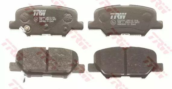 Колодки задні гальмівні Outlander III, TRW (GDB3583) дискові (4605B070) | Зображення 2