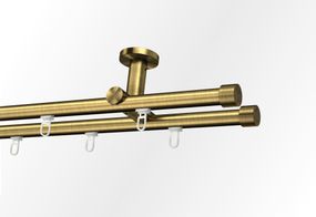 Дворядний стельовий імпресійний карниз Антик (Marcin Decor) комплект Заглушка 200см., в асортименті