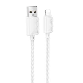 Дата кабель Hoco X113 Beneficio USB to Lightning (1m) White