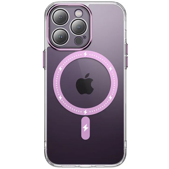 Чехол TPU+PC Colorful with MagSafe для Apple iPhone 14 Pro (6.1") Pink
