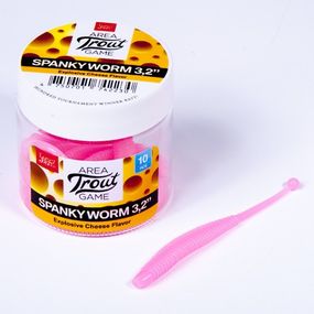 Силікон SPANKY WORM Lucky John Pro Series 3.2in / 80мм / 10шт / колір F05 (140161-F05)