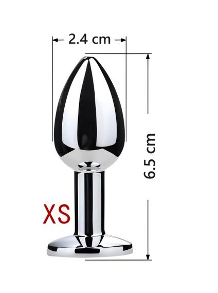 Анальна пробка з хвостом SKN-Z33 Red ( розмір XS ) Sex Aura | Зображення 1