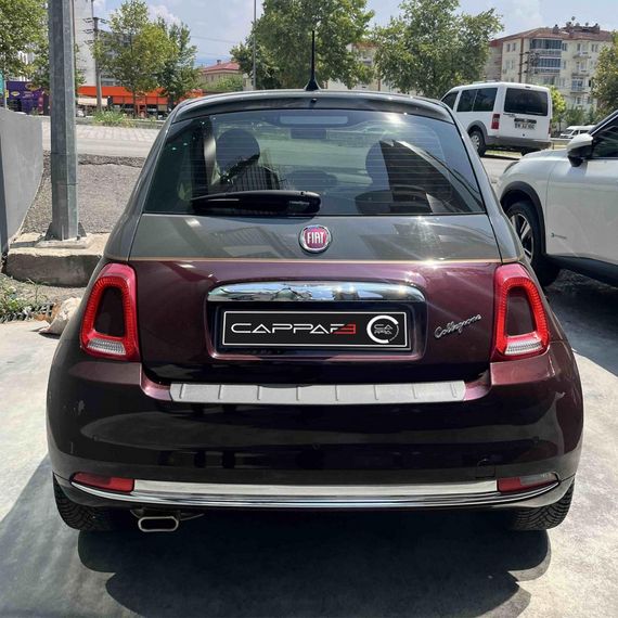 Накладка на задній бампер EuroCap (ABS) для Fiat 500/500L 2013-2022 рр | Зображення 1