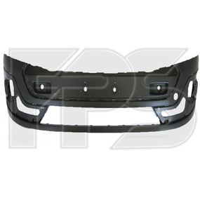 Передний бампер Ford Transit Custom 2012- серый, текстура (FPS) 1779136