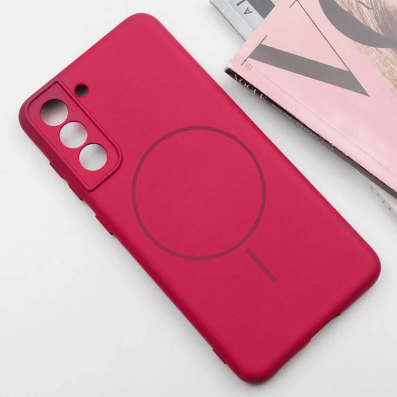 Чохол Silicone Cover Lakshmi Full Camera (AA) with MagFit для Samsung Galaxy S21 FE | Зображення 1