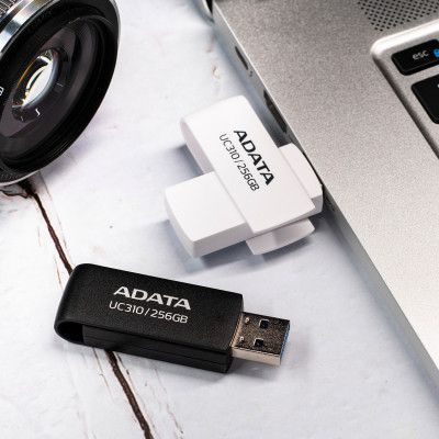 USB флеш накопитель ADATA 64GB UC310 Black USB 3.0 (UC310-64G-RBK) | Зображення 8