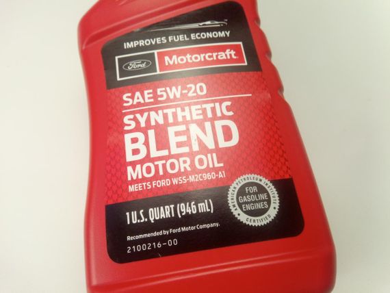 Олива моторна 5W-20 синтетична FORD Motorcraft Premium Blend Motor 1 л (XO5W20Q1SP) | Зображення 2