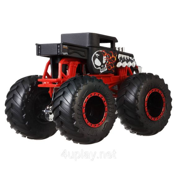 Подарочный набор 2 монстр-трака Хот Вилс Оригинал Hot Wheels Monster Trucks Bone Shaker vs 5 Alarm | Зображення 3