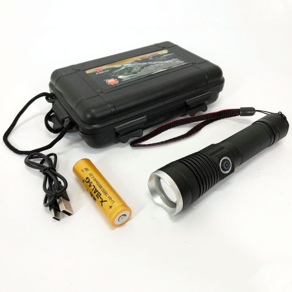 Тактический фонарь Police BL-A92-P50, сильный фонарик, светодиодный ручной аккумуляторный портативный | Зображення 7