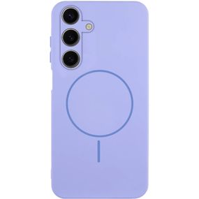 Чохол Silicone Cover Lakshmi Full Camera (AA) with Magnetic Fit для Samsung Galaxy A17 4G/5G Бузковий / Dasheen