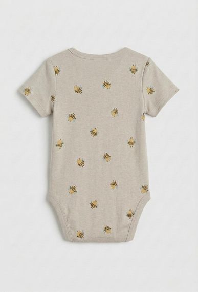 Дитяче боді для новонароджених H&M 62 см Бежевий (0590A) | Зображення 1