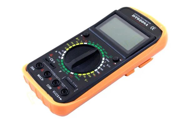 Цифровий тестер, мультиметр DT 9208A | Зображення 1