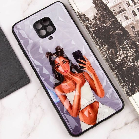 TPU+PC чохол Prisma Ladies для Xiaomi Redmi Note 9s / Note 9 Pro / Note 9 Pro Max TPU+PC, Black in White | Зображення 3