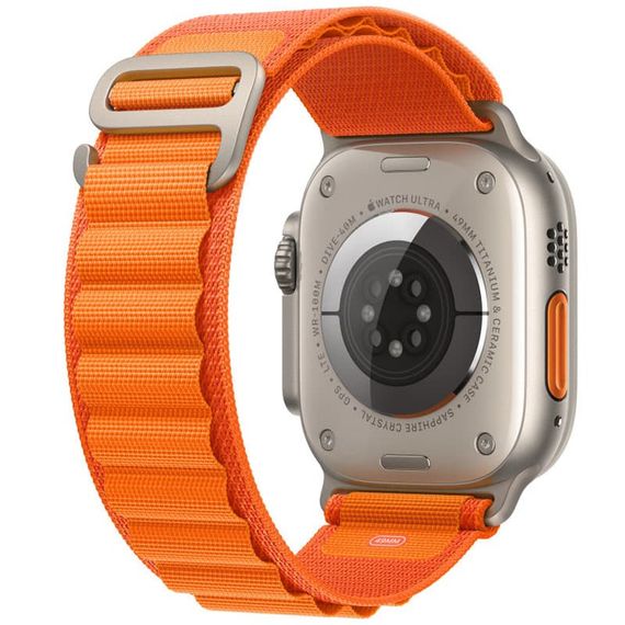 Ремінець Alpine Loop для Apple Watch 42(ser.1-3)/44/45/46/49mm (m/l) Помаранчевий / Orange | Зображення 2