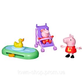 Игровой набор Peppa Figurines серии Моменты с Пеппой – Сестрички на прогулке