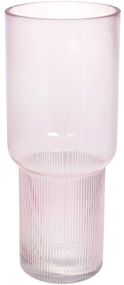 Кількість: Ваза настільна скляна Fuji 32х13см light pink