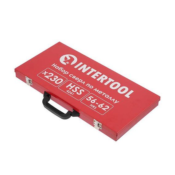 Набір свердел для металу (HSS, 230 од.) INTERTOOL SD-03091 | Зображення 1