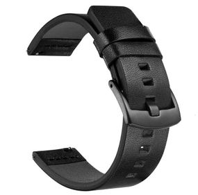 Шкіряний ремінець Primo Classic для годинника Garmin Vivoactive 4 - Black