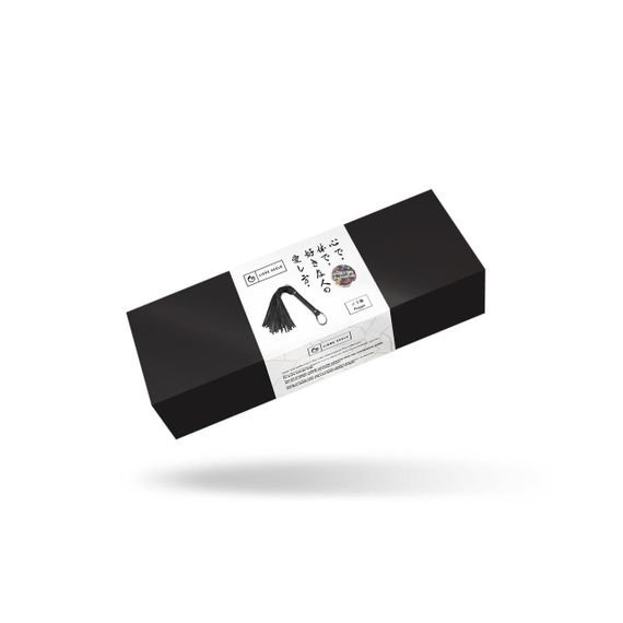 Флоггер Liebe Seele Black Organosilicon Flogger, 44 см, экокожа sexstyle | Зображення 3