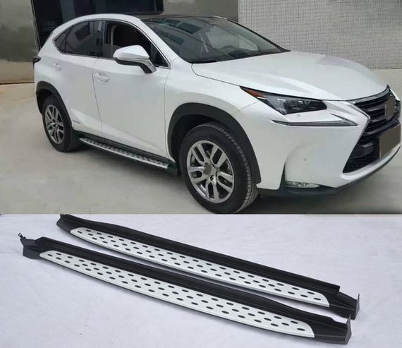 Боковые подножки Оригинал V1 (2 шт) для Lexus NX 2014-2021 гг | Зображення 7