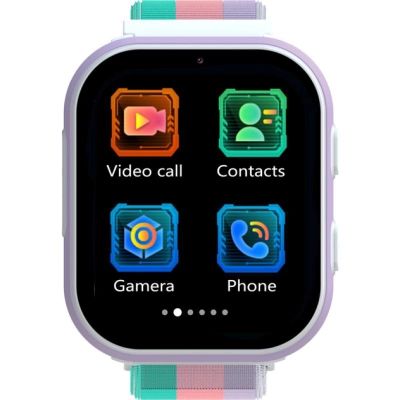 Смарт-годинник Gelius Pro GP-PK008 (Rainbow) White Kids smart watch with GPS/4G (Pro GP-PK008 (Rainbow) White) | Зображення 7