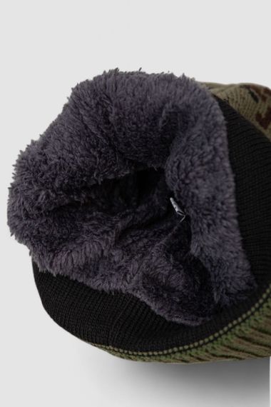Шапка мужская камуфляжная на меху, цвет хаки, 244RM49 | Зображення 3