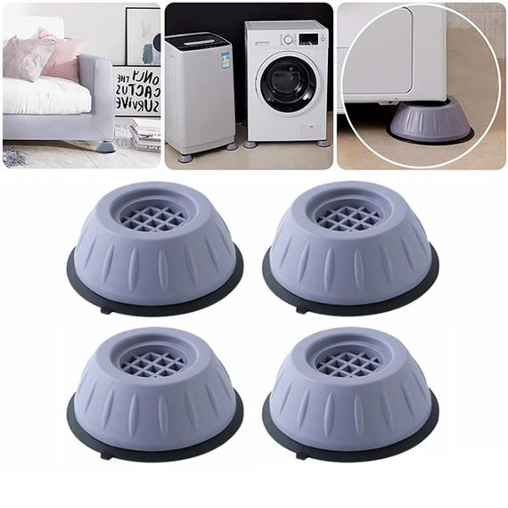 Антивибрационные подставки для бытовой техники, 4шт / Подставки под стиральную машину на присосках | Зображення 2