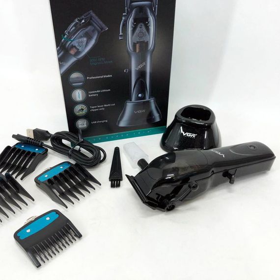 Бритва для бороды VGR Hair Clipper V-653 Voyager | Триммер беспроводной | QU-828 Беспроводная электробритва | Зображення 3