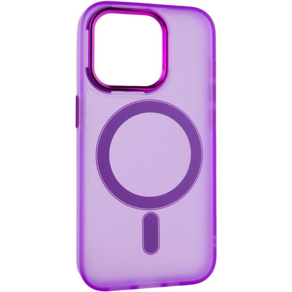 Чохол TPU+PC Lily with MagSafe для Apple iPhone 14 Pro (6.1") Purple | Зображення 1