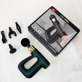 Ручний масажер для спини, Масажер для тіла масажер шиї, Вібраційний ручний плечей HT-42